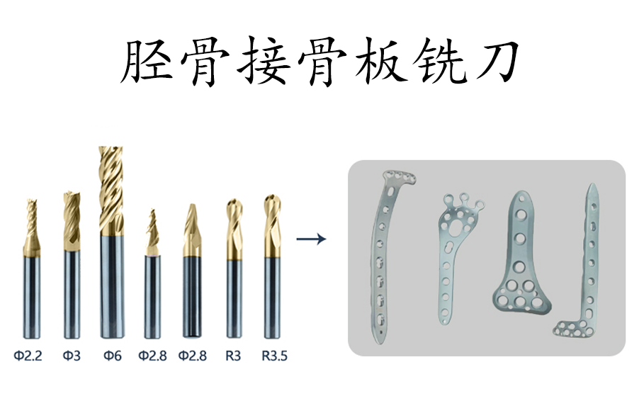 胫骨接骨板铣刀